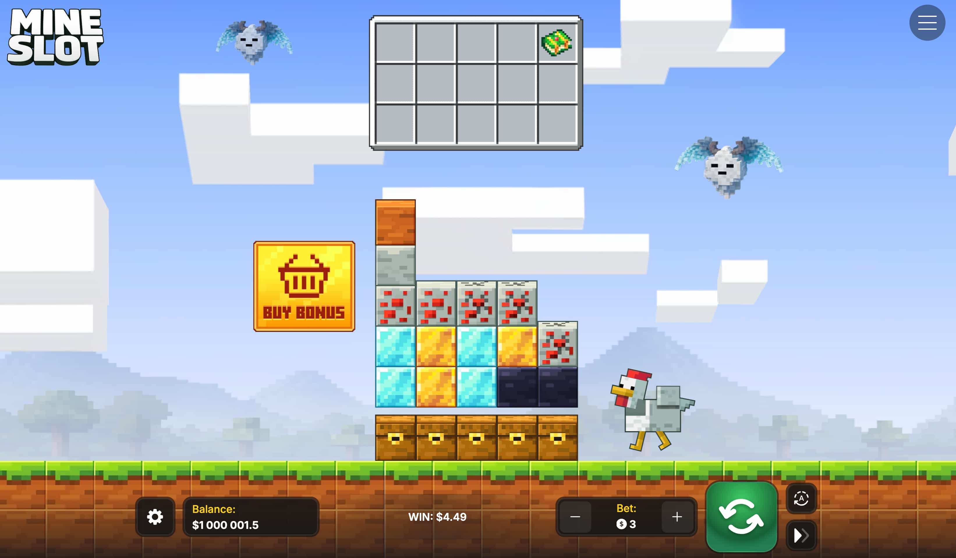 mine slot demo